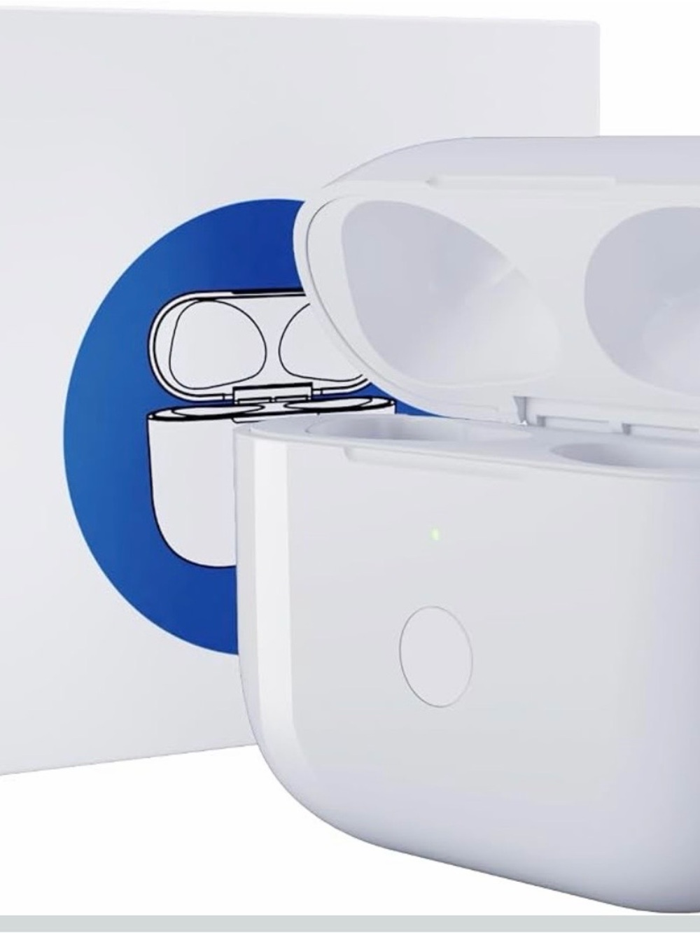 Wireless Earbuds Charging Case - White
